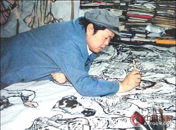 中国当代画家 刘文西 艺术视频