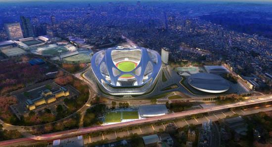 组图：东京奥运主场馆设计遭日民众吐槽 被指像乌龟