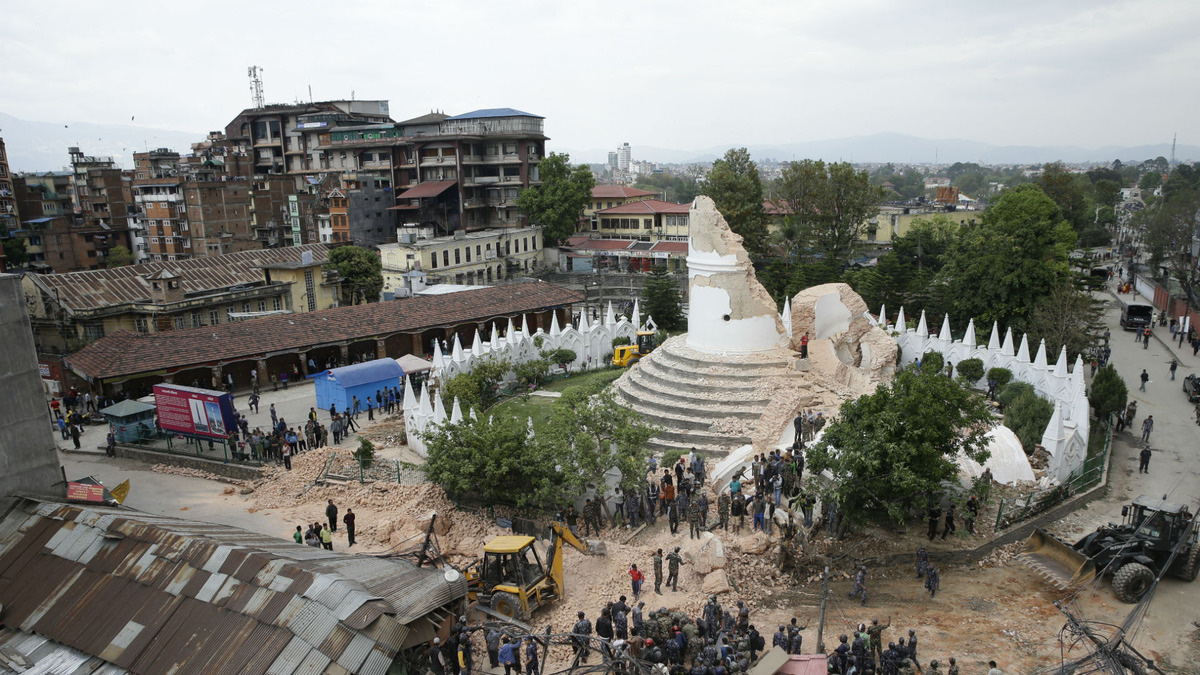 尼泊尔发生8.1级地震，世界文化遗产被夷为平地