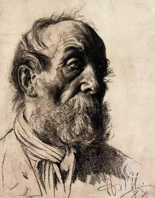 世界著名素描大师、德国19世纪最伟大的画家。门采尔一生留下了7000余幅素描作品和80余本素描