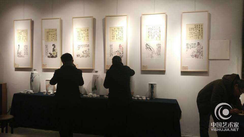 “说山道花—2016春季艺术作品展”在嘉兴运河画院开展