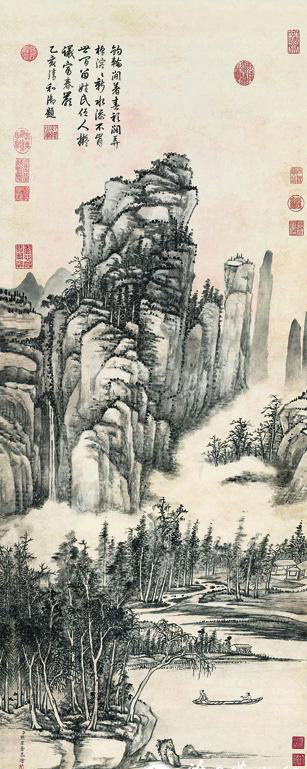 张宗苍的《云林烟艇》(嘉德2011春拍古代书画 “少帅墨缘——张氏家族藏珍”专场拍品)