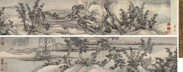 王翚《惜竹爱松图》(嘉德2011春拍古代书画 “少帅墨缘——张氏家族藏珍”专场拍品)