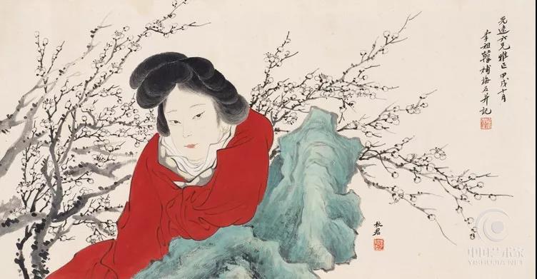 张大千 李秋君