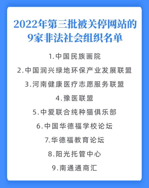 三部门关停中国民族画院等9家非法社会组织网站