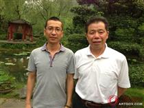 韩英老师与浙江省民政厅廖卷清副厅长合影