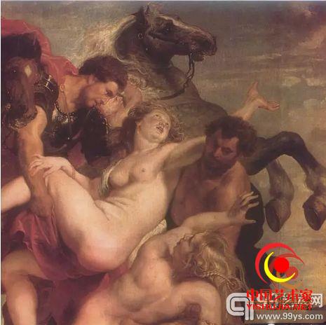 鲁本斯 《劫夺留西帕斯的女儿》 布面油画