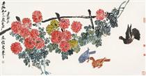 齐白石中国著名的国画画家——花鸟作品全集