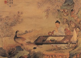 鲁公写经图