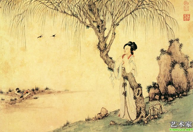 人物山水图(之—、二 )