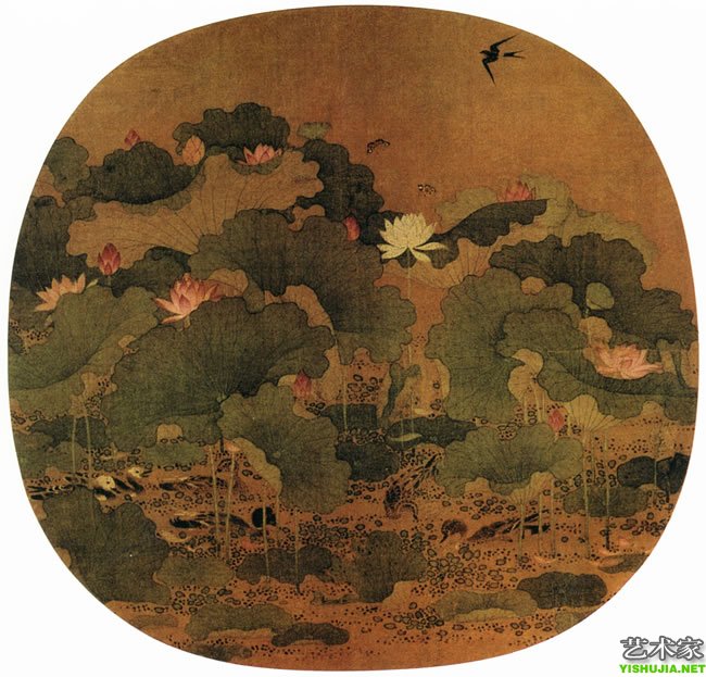 太液荷风图