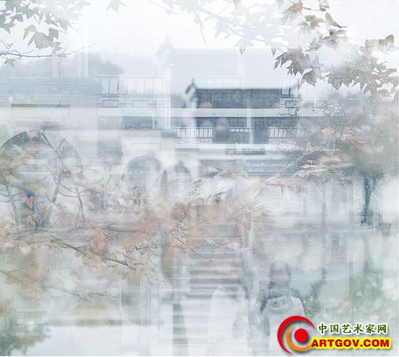 徽居印象（组照之一）-艺术类铜质收藏作品-冯建国