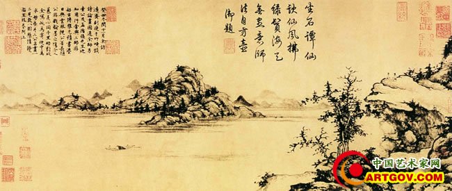 山水图林卷阿卷
