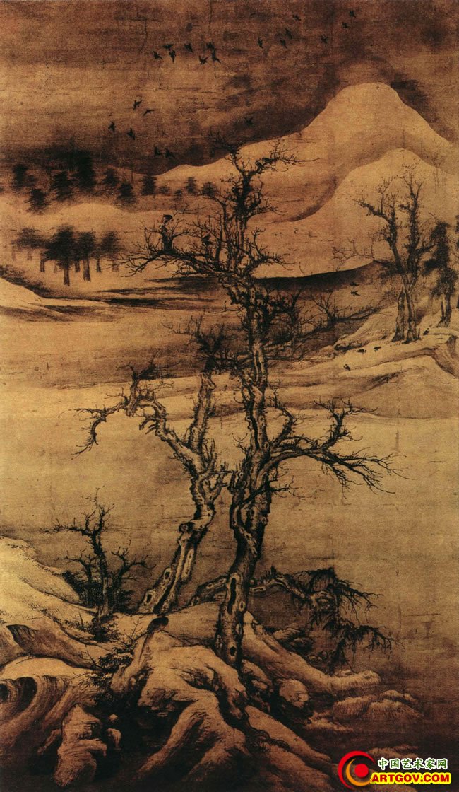 寒林群鸦图